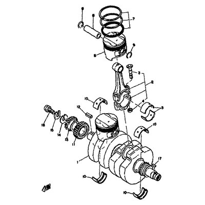 PISTON RING SET (4TH O/S)