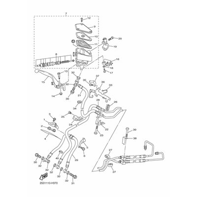 Yamaha Teil 2S32588F0000