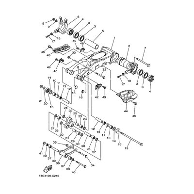 Yamaha Teil 5TG223620000