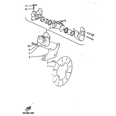 BREMSSATTEL KOMPL., HINTEN