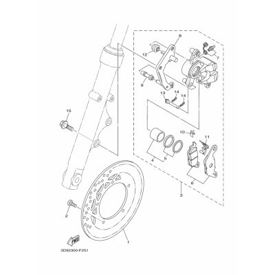 BREMSSATTEL KOMPL.(R)