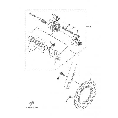 BREMSSATTEL KOMPL.(R)