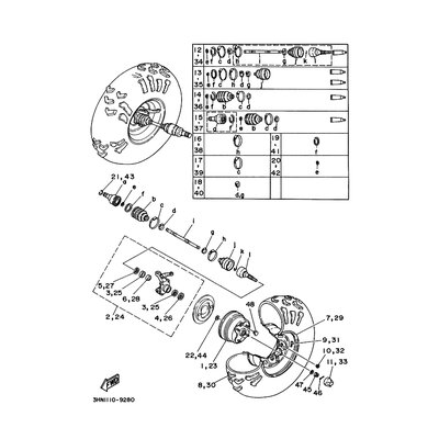 STEERING, KNUCKLE ASSY (RIG