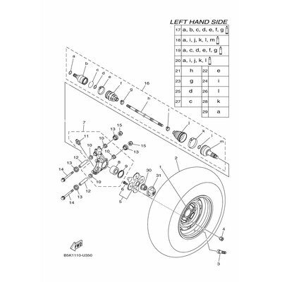 REAR KNUCKLE ASSY