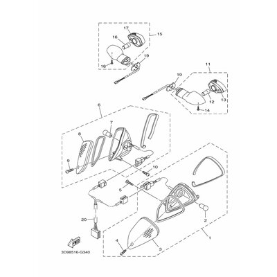 VORDERER BLINKER KOMPL. 1