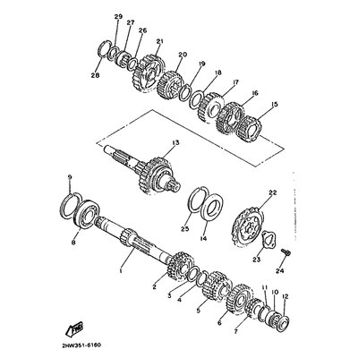 BOLT, BUTTON HEAD (1KF)