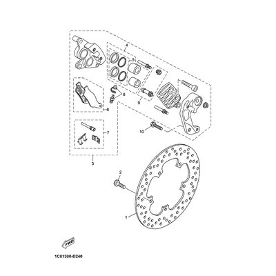 BREMSSATTEL-DICHTUNGSSATZ