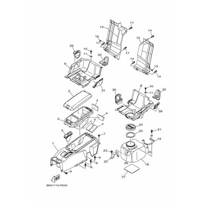 BRKT., FR. STORAGE