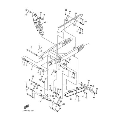 Yamaha Teil 5PX223410000