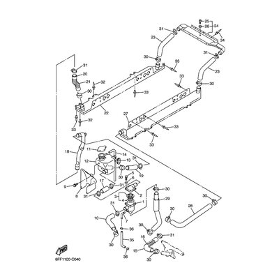 Yamaha Teil 8FF1240F0000