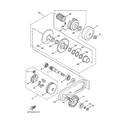 Yamaha Teil 5WGE76020300