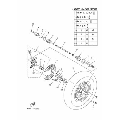 STEERING KNUCKLE A