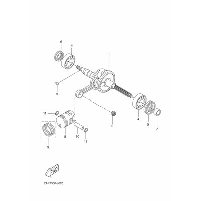 KOLBENRINGSATZ (0.25MM UG)