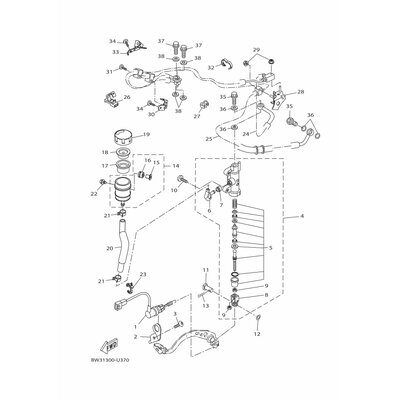 Yamaha Teil BW32588F0000