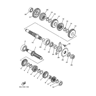 Yamaha Teil 9383B1422200