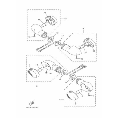 VORDERER BLINKER KOMPL. 1