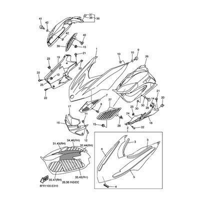 Yamaha Teil 8FP772750000