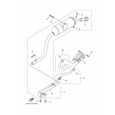 Yamaha Teil 43DE48D00000