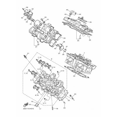 Yamaha Teil 2S31112F0000