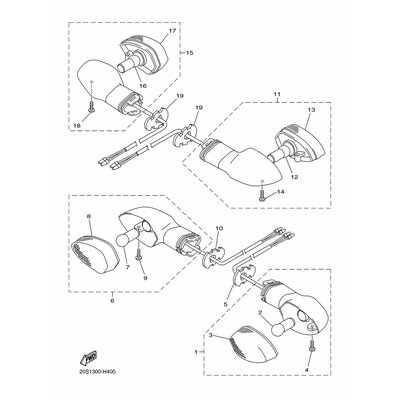 VORDERER BLINKER KOMPL. 2