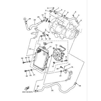 Yamaha Teil 3C2F142N0000