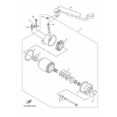 STARTING MOTOR UNIT