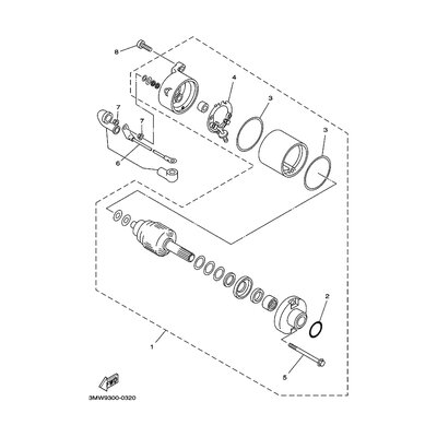 STARTING MOTOR UNIT