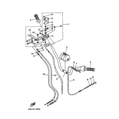 THROTTLE LEVER ASSY