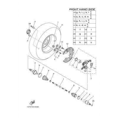 STEERING KNUCKLE ASSY (RIGH