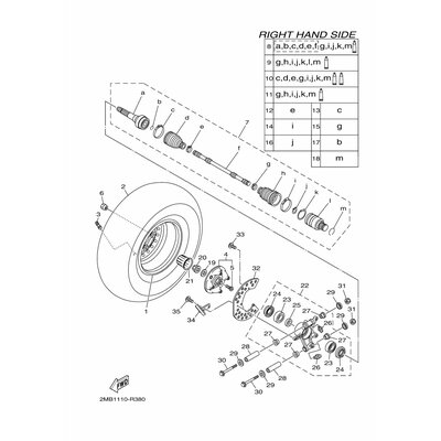 REAR KNUCKLE ASSY.