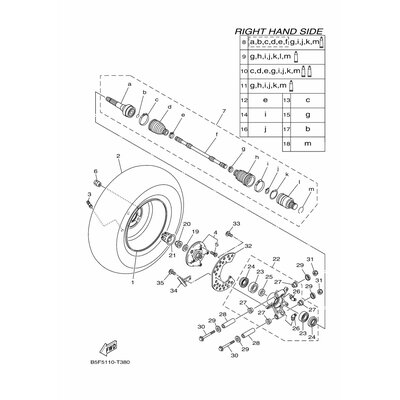 REAR KNUCKLE ASSY