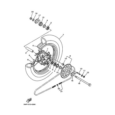 Yamaha Teil 5MP254100000