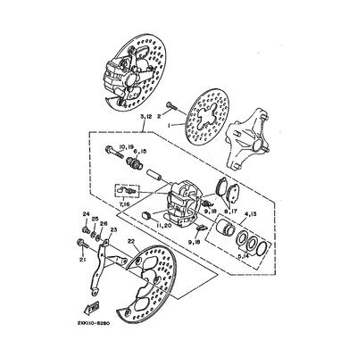 BREMSSATTEL KOMPL.