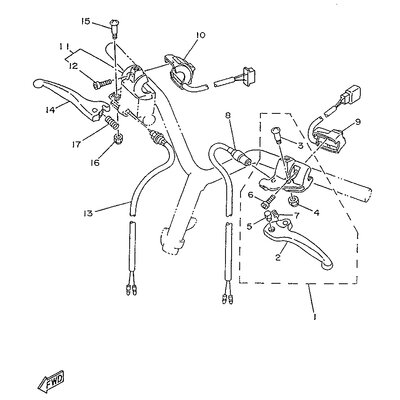 HEBELHALTER KOMPL. 1