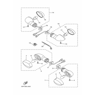 VORDERER BLINKER KOMPL. 1