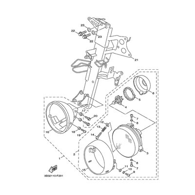 RINGKRANZ, SCHEINWERFER