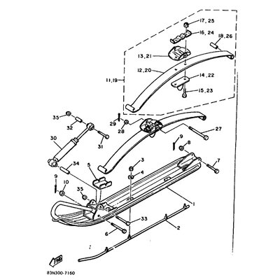 SEAT, SPRING LOWER