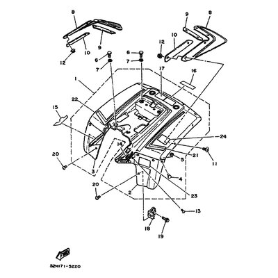 REAR FENDER ASSY