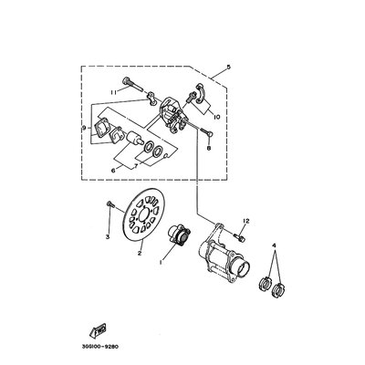 BREMSSATTEL KOMPL.