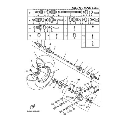 Yamaha Teil 5UGF530W0000