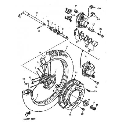 BREMSSATTEL-DICHTUNGSSATZ