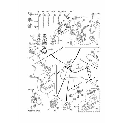 Yamaha Teil 4B52143E0000