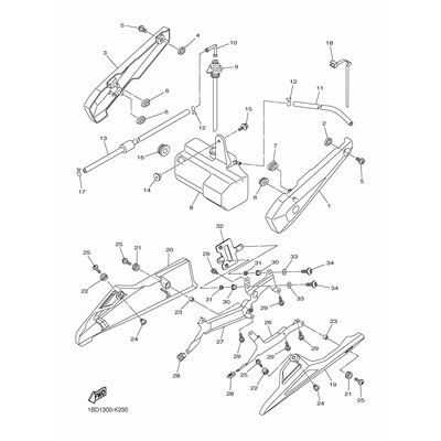 Yamaha Teil 22C872080000