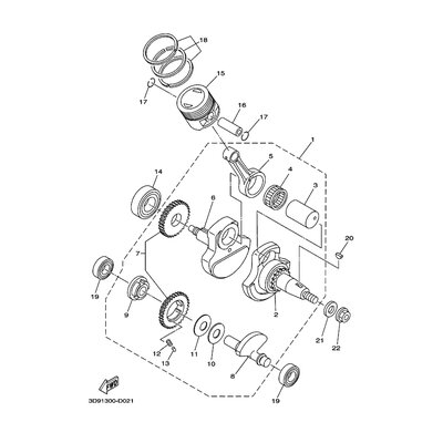 Yamaha Teil 5VLY11610000