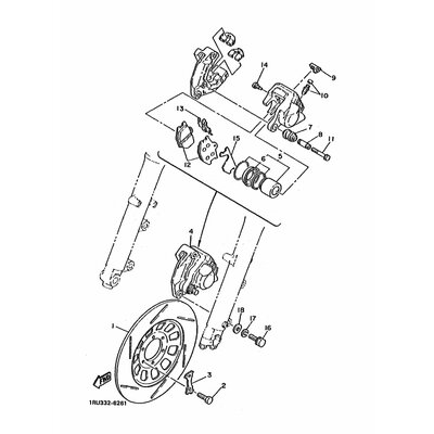 BREMSSATTEL-DICHTUNGSSATZ