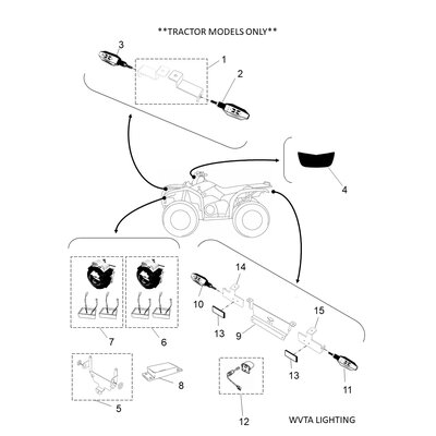 HEADLIGHT BRACKET GRIZZLY 7