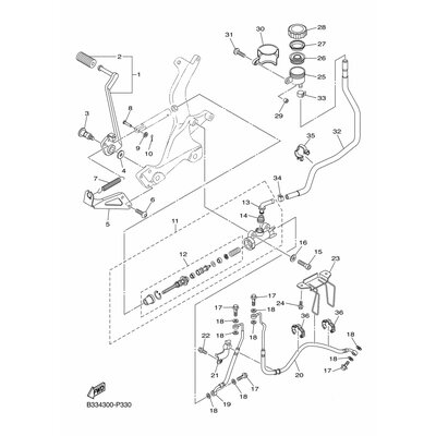 HALTER, BREMSSCHLAUCH