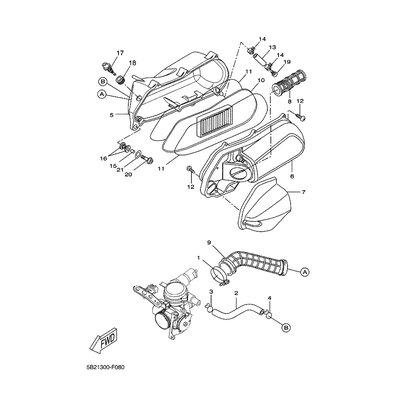 Yamaha Teil 5CA858860000