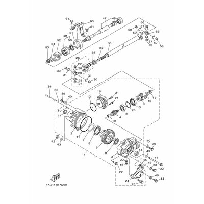 FRONT AXLE GEAR CA