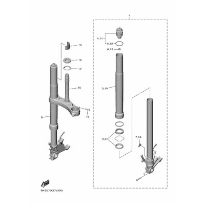 FORK SEAL COVER KIT